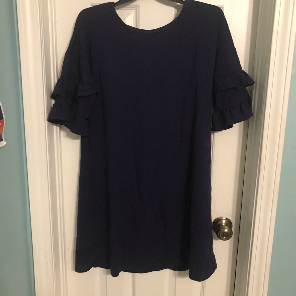Blue semi-formal dress